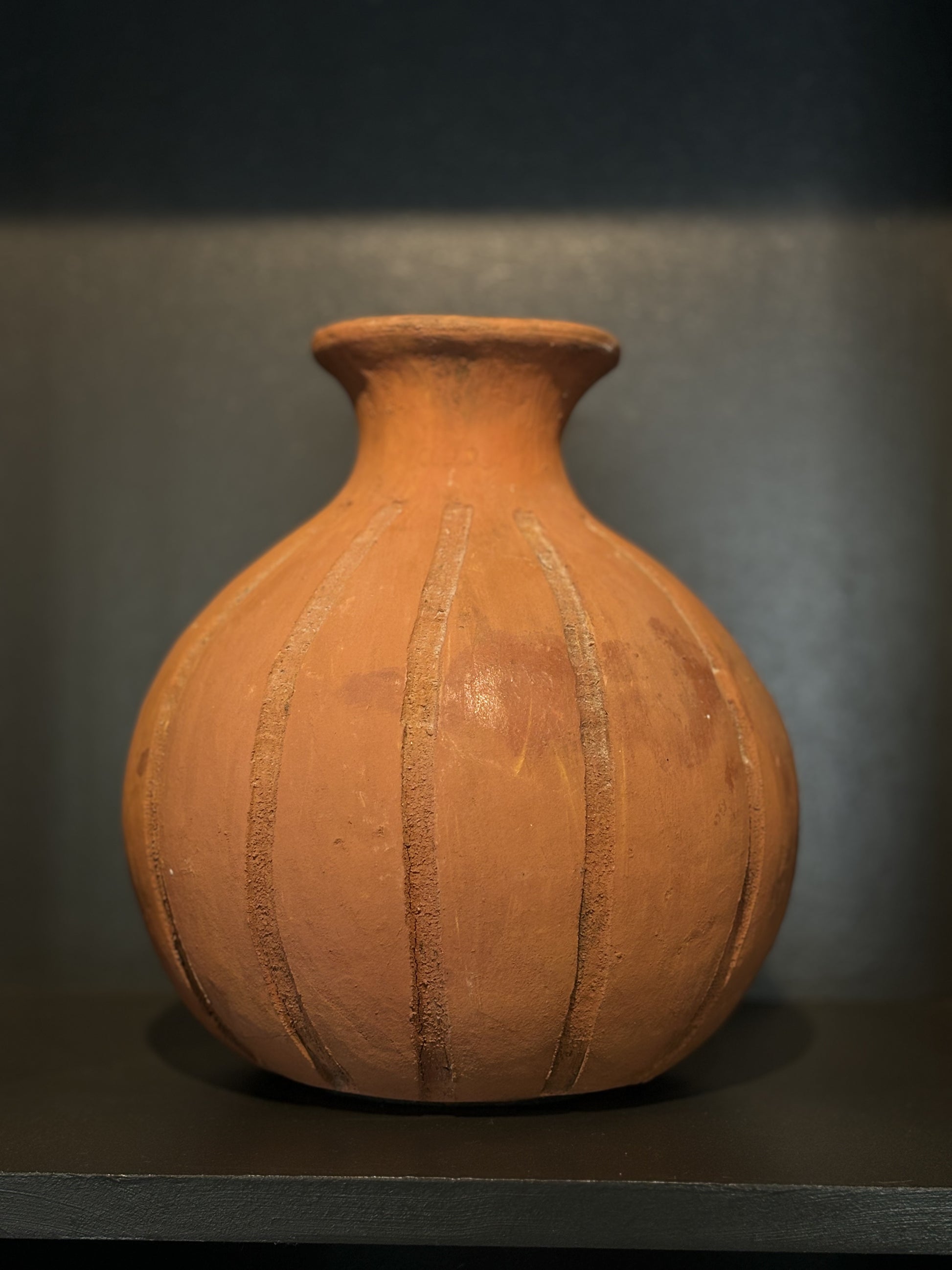 Jar, Small, Nature with lines