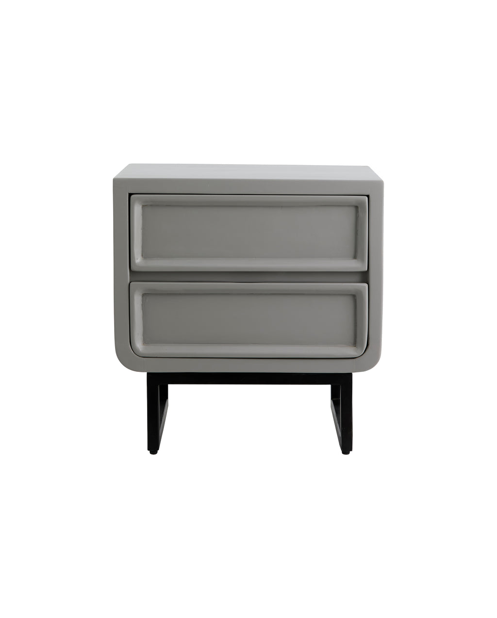 Bedside table LEDRO, grey