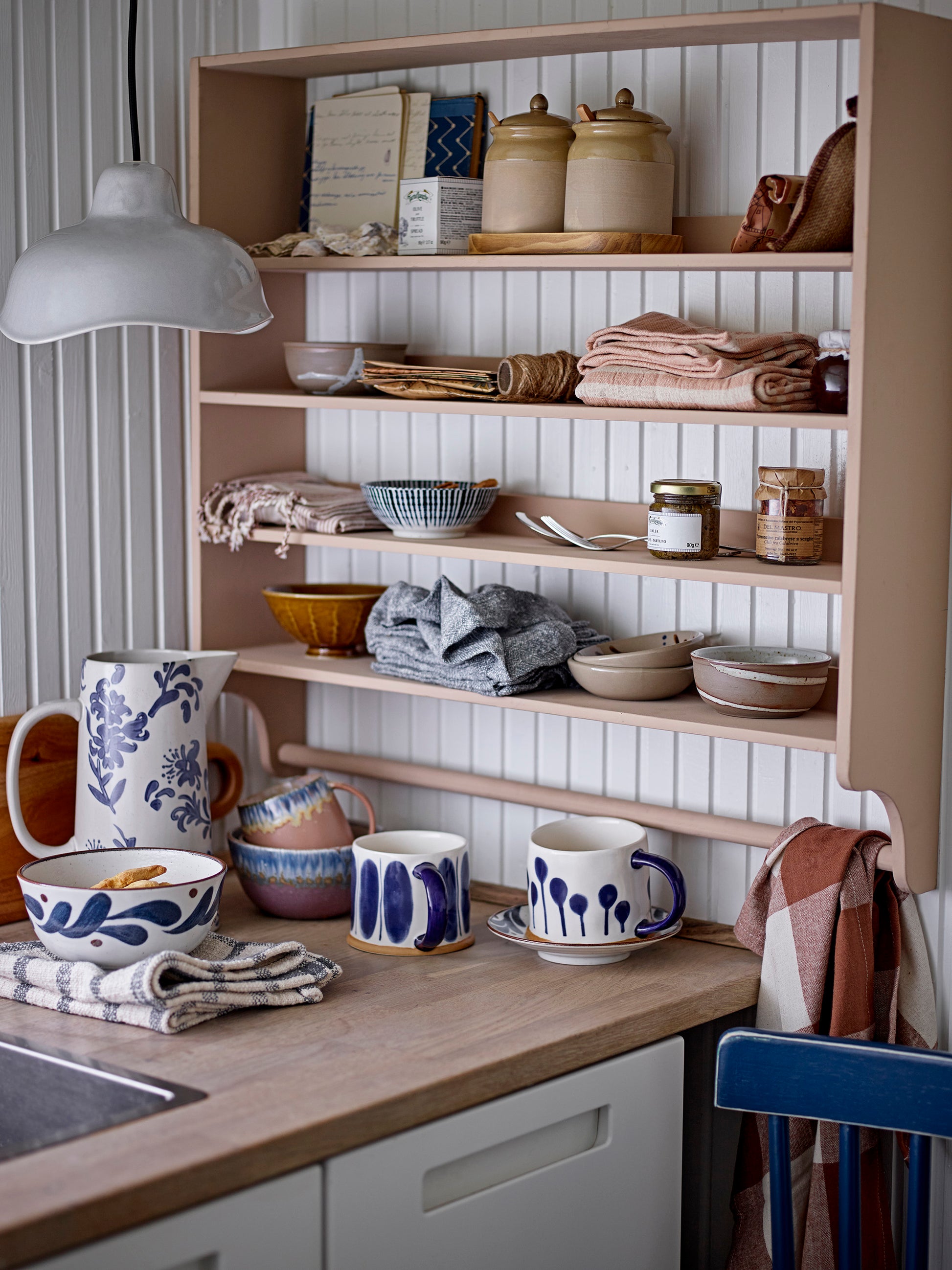 Camellia Skål, Blå, Porcelæn