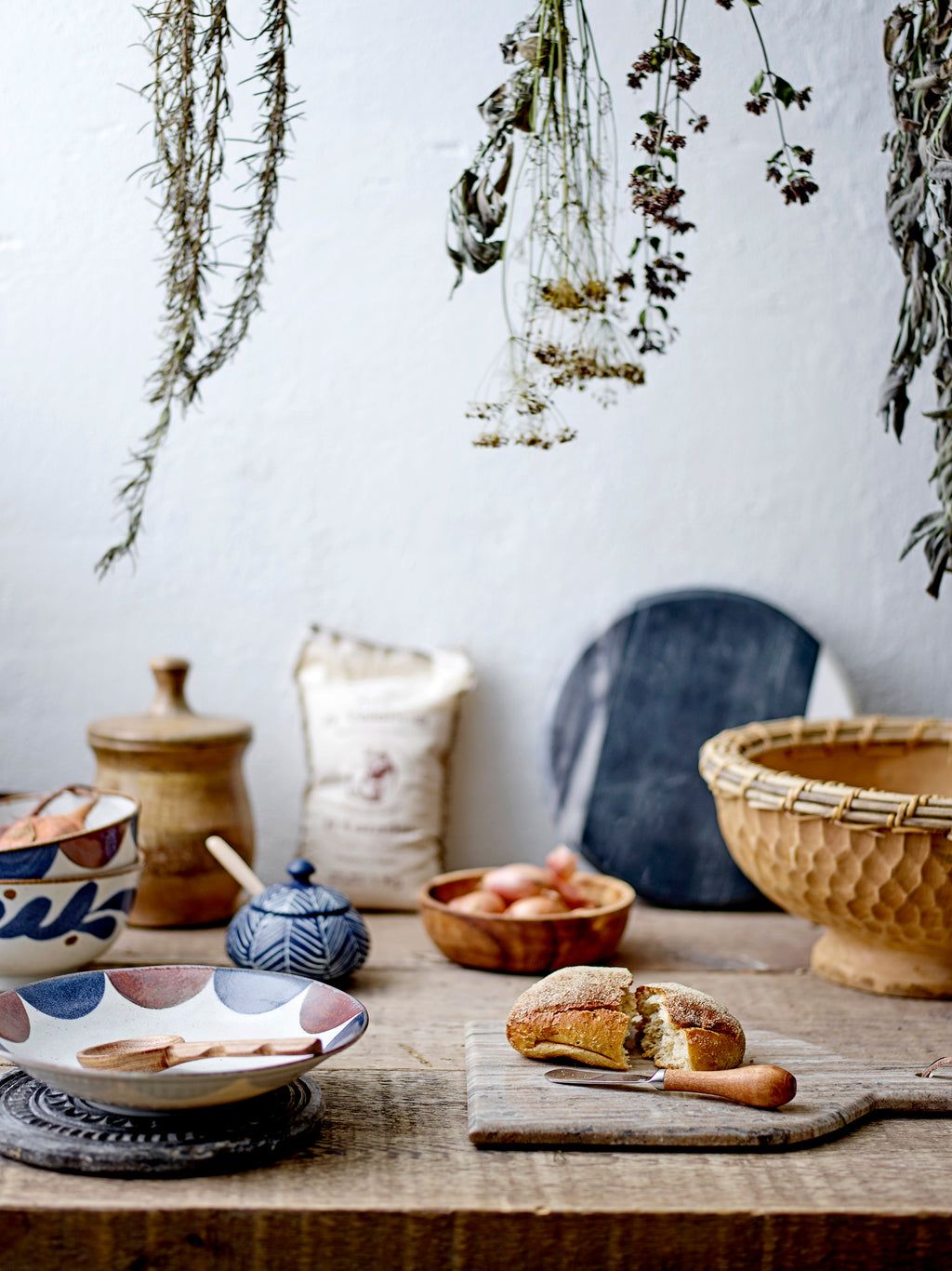 Camellia Skål, Blå, Porcelæn