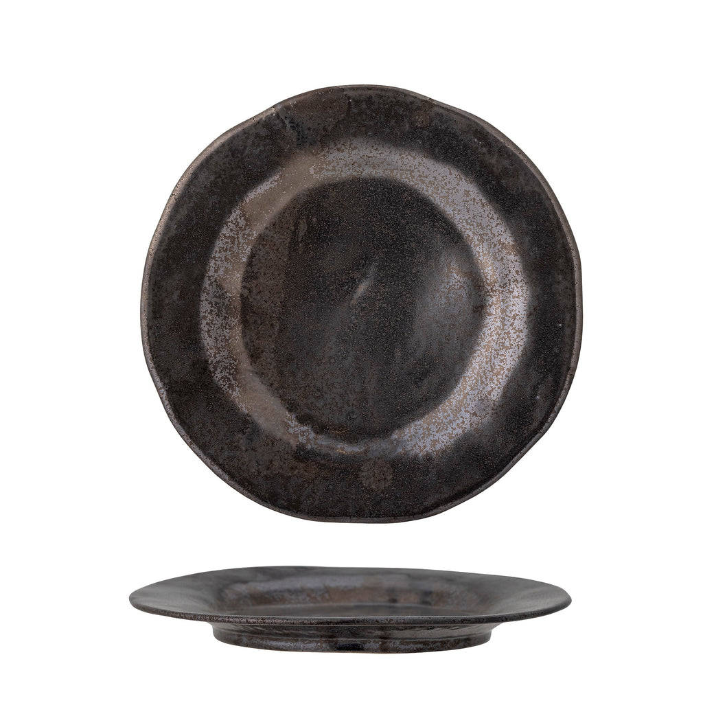 Linne Tallerken, Bronze, Stentøj