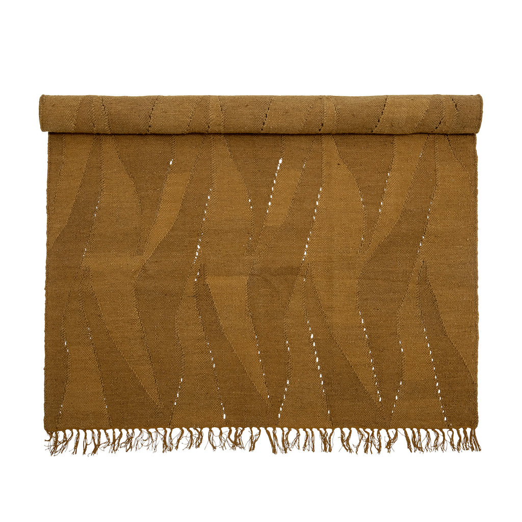 Zola Tæppe, Brun, Uld