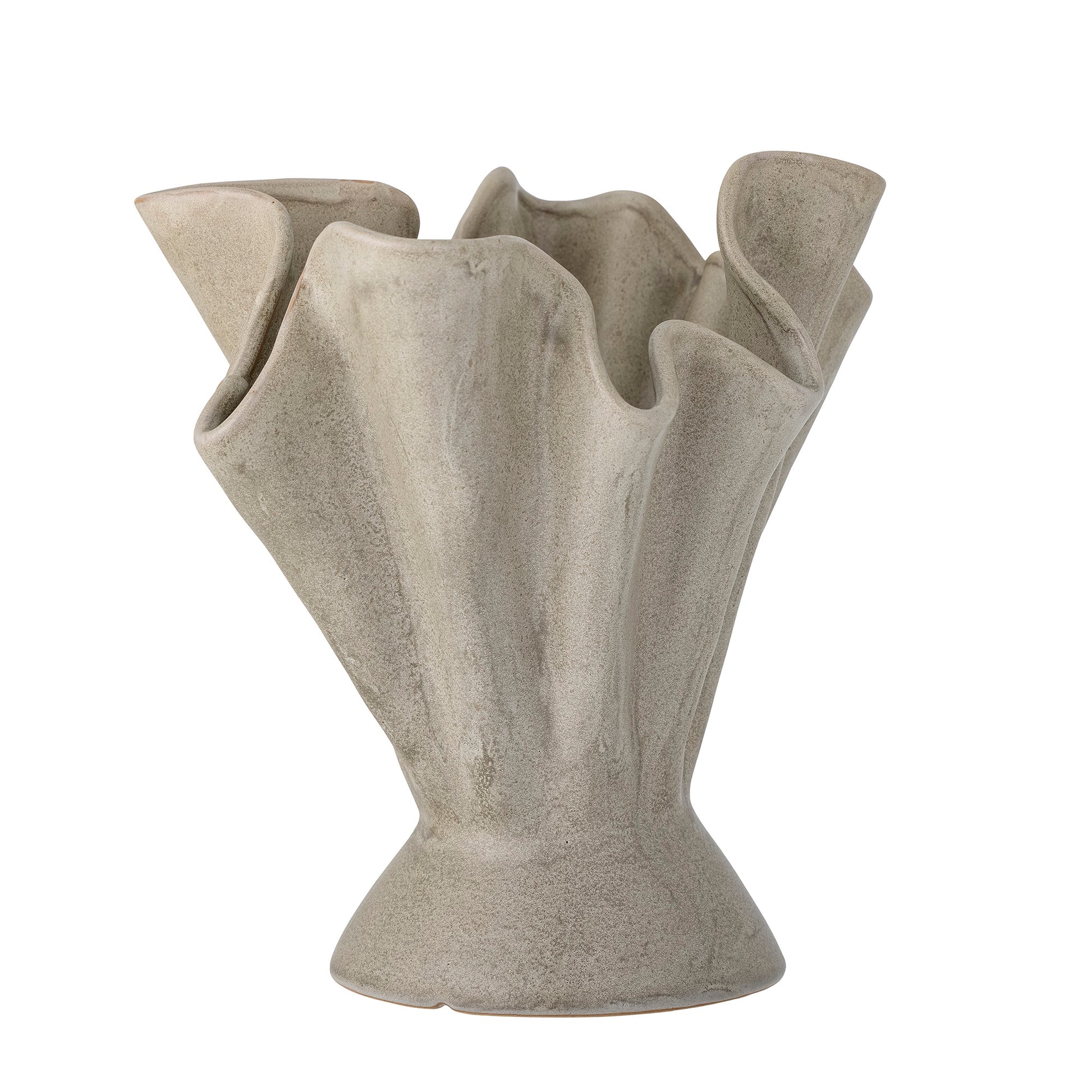 Plier Vase, Natur, Stentøj
