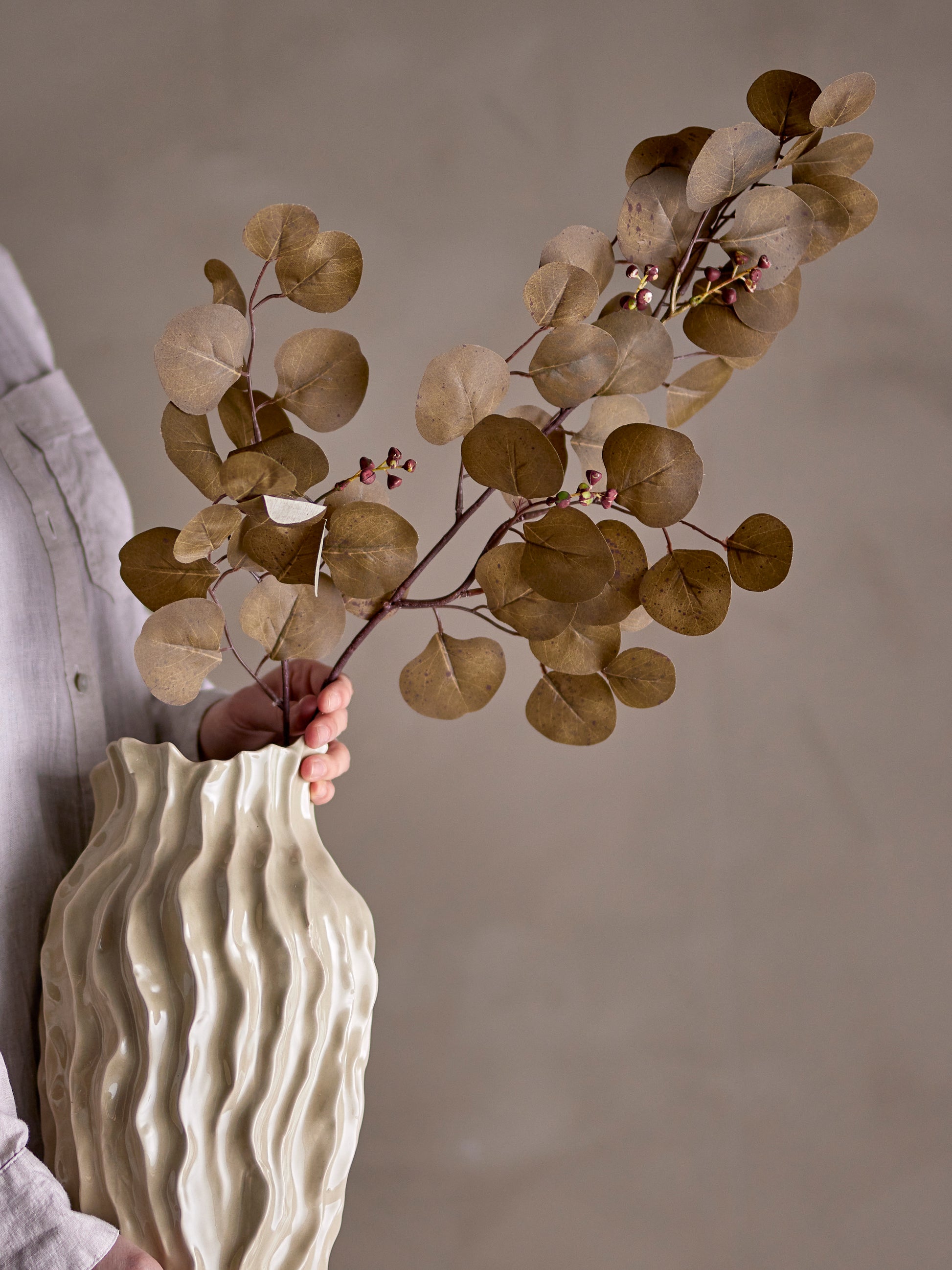 Eucalyptus Stilk, Kunstige Blomster