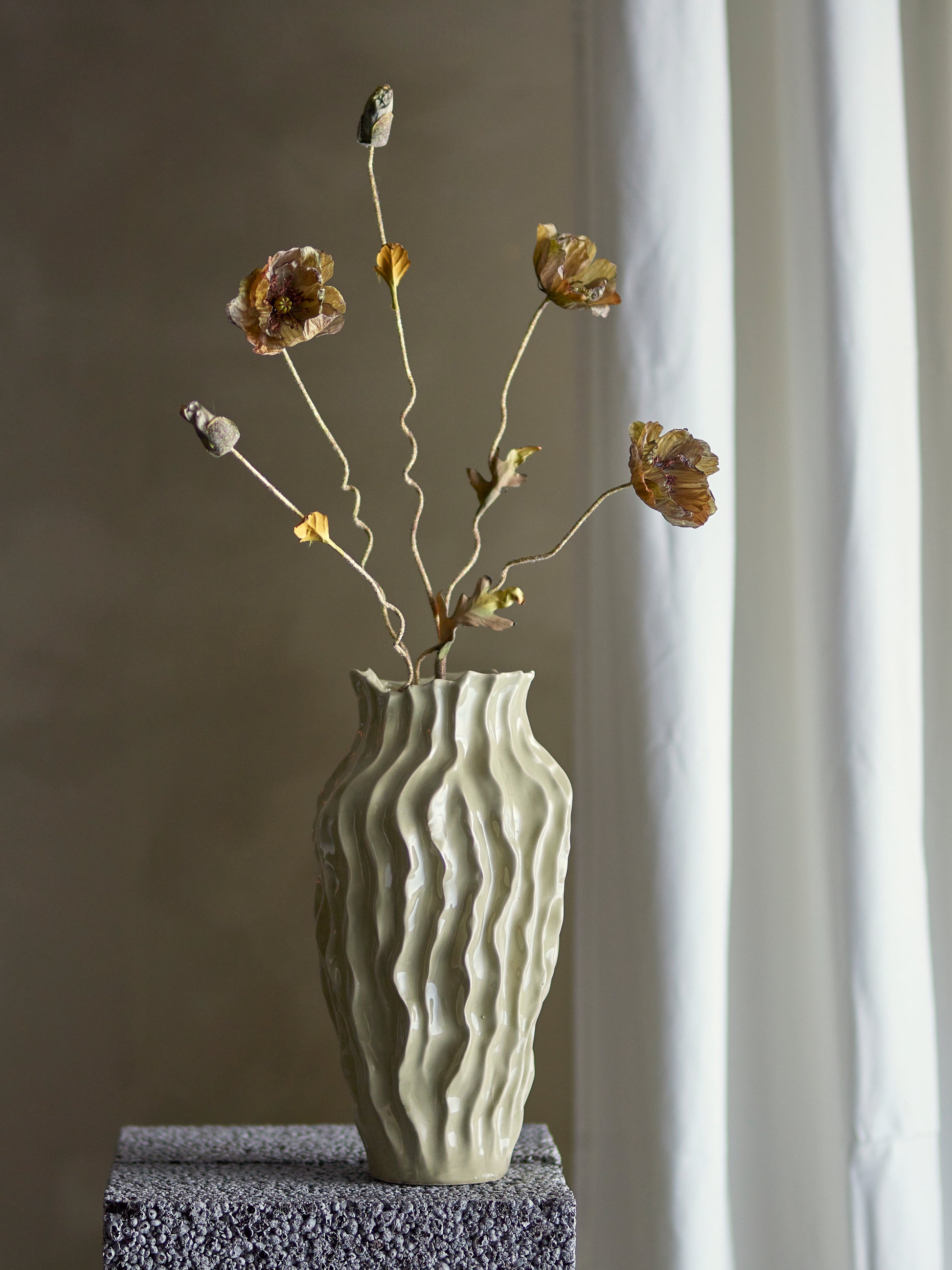 Poppy Stilk, Kunstige Blomster