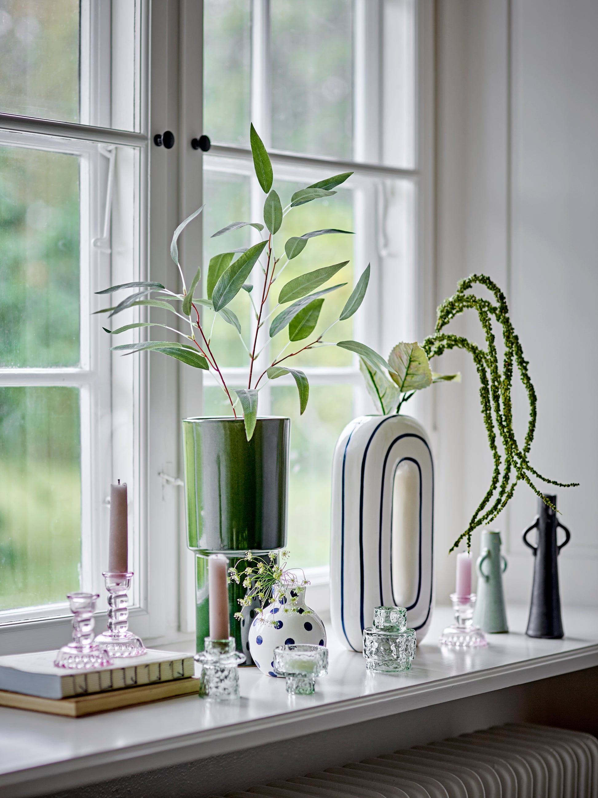 Foxtail Stilk, Grøn, Kunstige Blomster