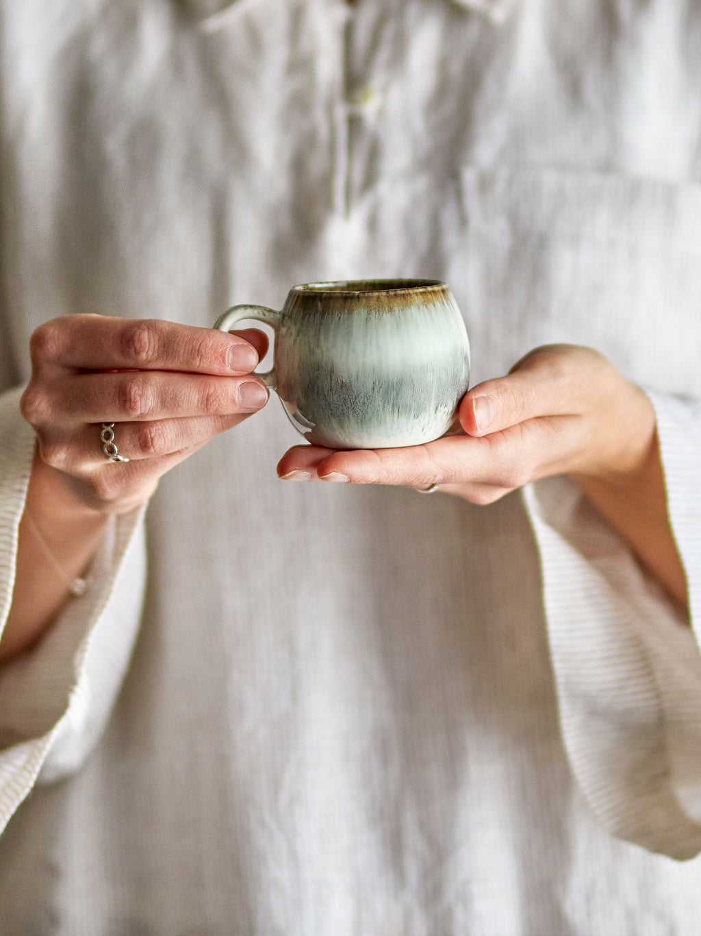 Paula Espressokop, Grå, Stentøj