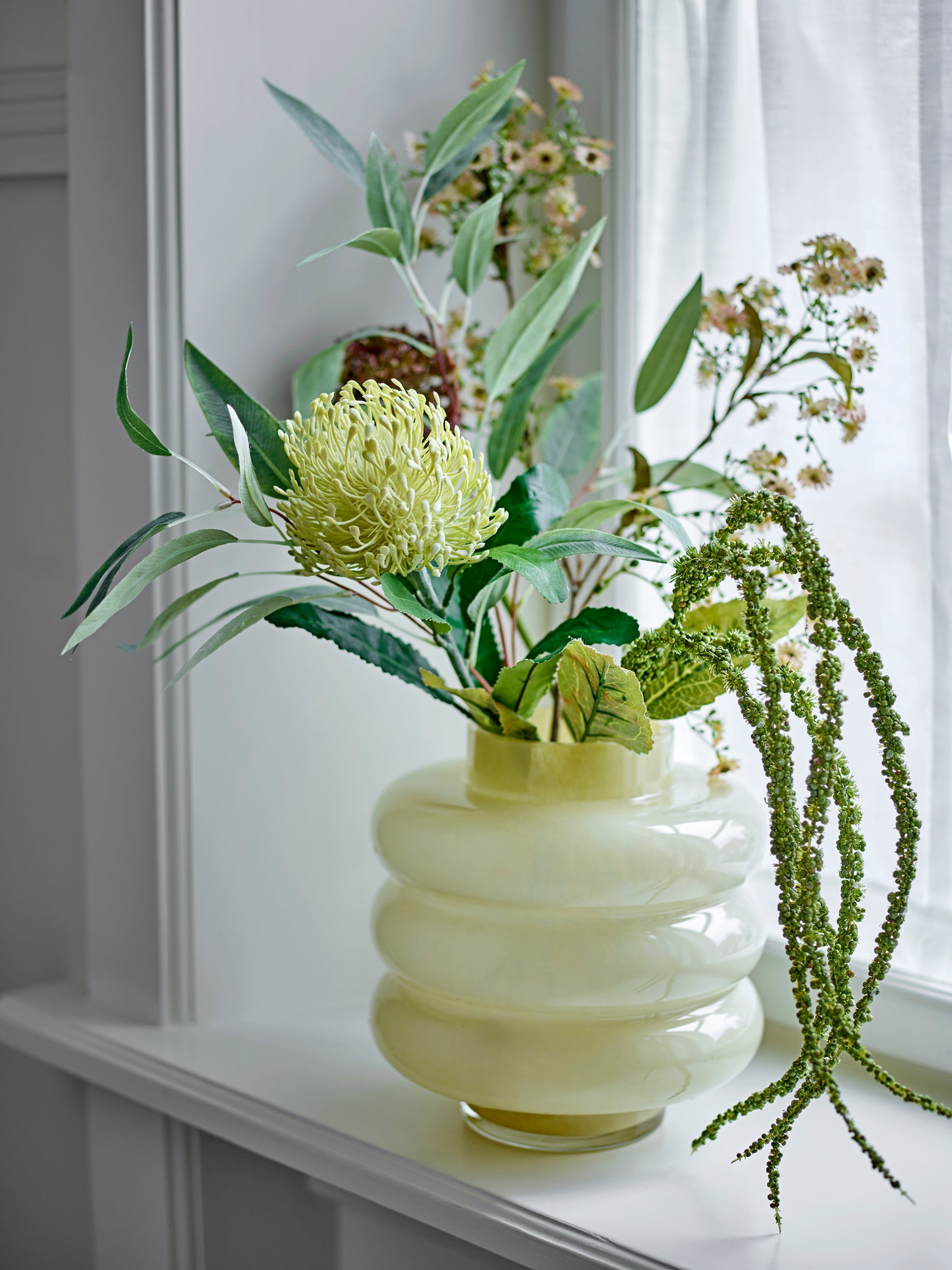 Fern Stilk, Grøn, Kunstige Blomster