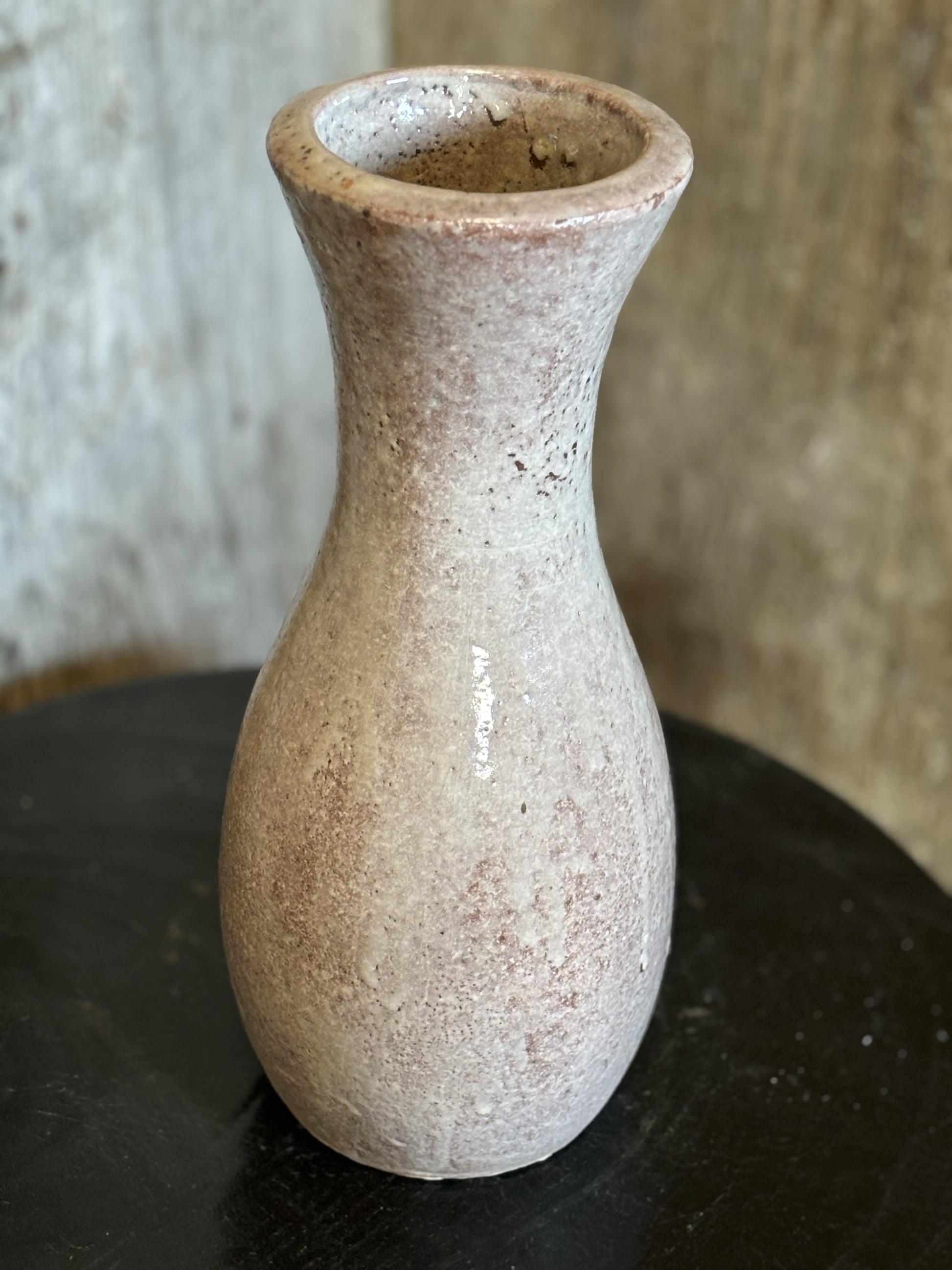 Terracotta narrow vase